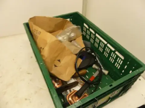 Konvolut med værkstedsudstyr
