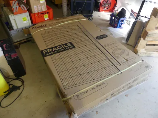 2 stk. solcellepanel