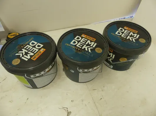3 stk. Jotun - Vindues- og detaljemaling Demidekk Infinity Details