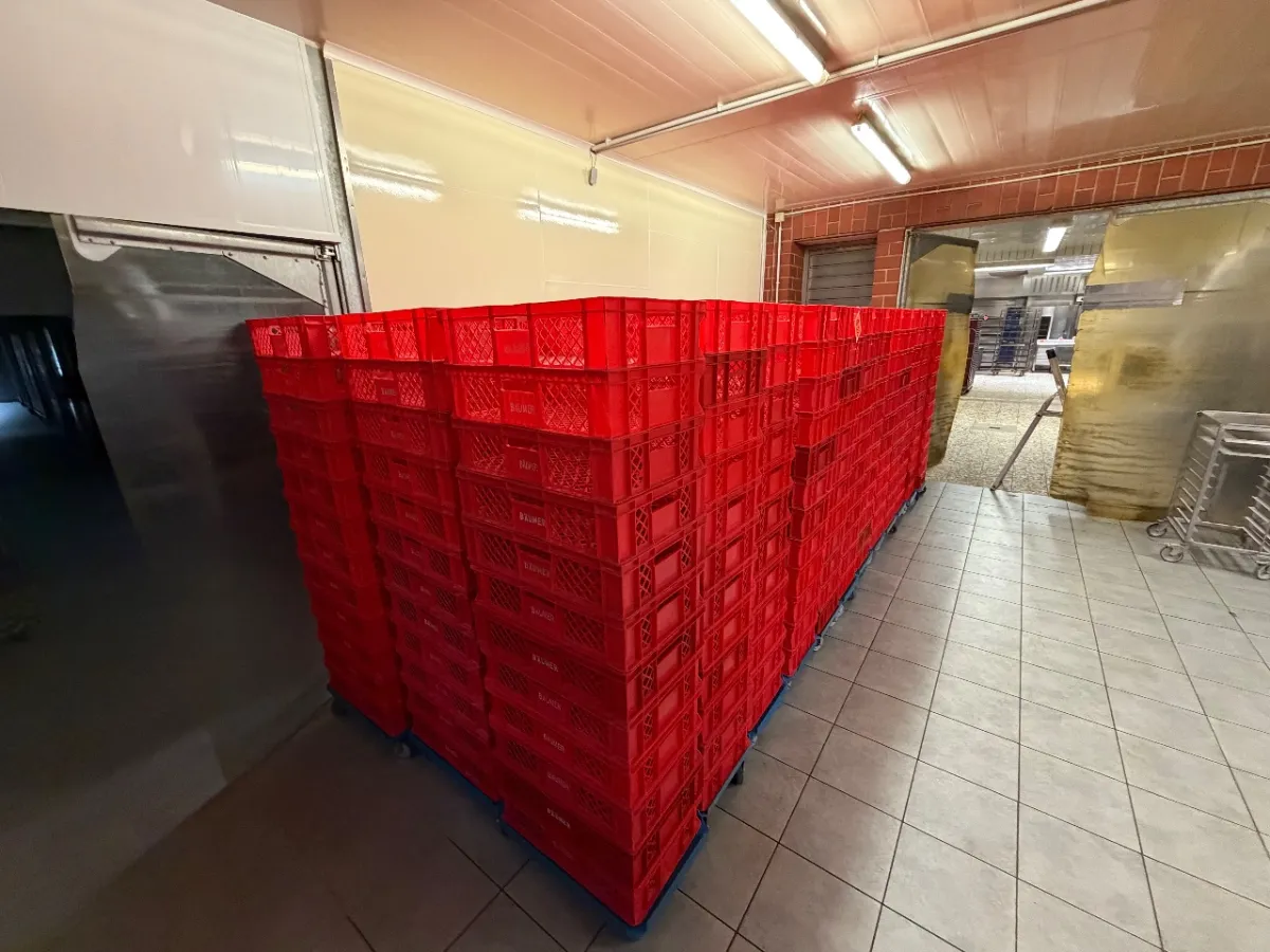 Posten Kunststoff-Kästen (rot)