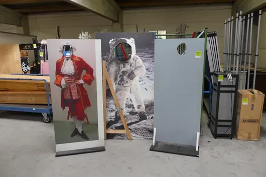 3x Fotowand