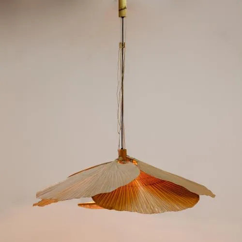 Ingo Maurer – Ceiling light 'Hana I' from the 'Uchiwa' series, 1974 (design)