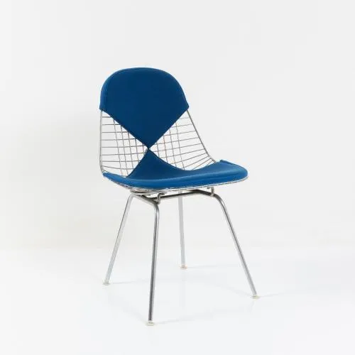 Charles Eames, Ray Eames – Chaise 'DKX' sur base en H avec coussin Bikini, 1951 (design)