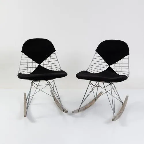 Charles Eames, Ray Eames – Deux fauteuils à bascule 'RSR', 1951 (design)