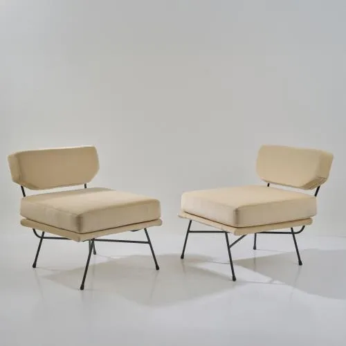 Studio B.B.P.R., Gian Luigi Banfi, Ludovico Barbiano di Belgiojoso, Enrico Peressutti, Ernesto Nathan Rogers – Deux fauteuils 'Elettra', 1953 (projet)