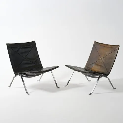 Poul Kjaerholm – Deux fauteuils 'PK 22', 1956 (design)