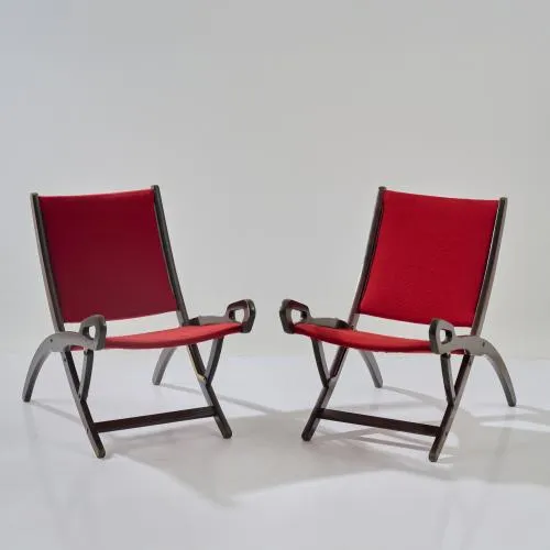Gio Ponti – Zwei Klappsessel 'Ninfea', 1958 (Entwurf)
