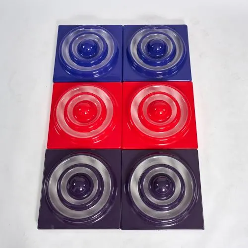 Verner Panton – Six éléments muraux/plafond 'Ring-Leuchte', 1969/70 (design)