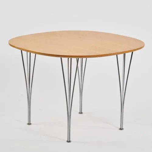 Piet Hein, Bruno Mathsson – Stůl 'Supercircular', 1963 (design)
