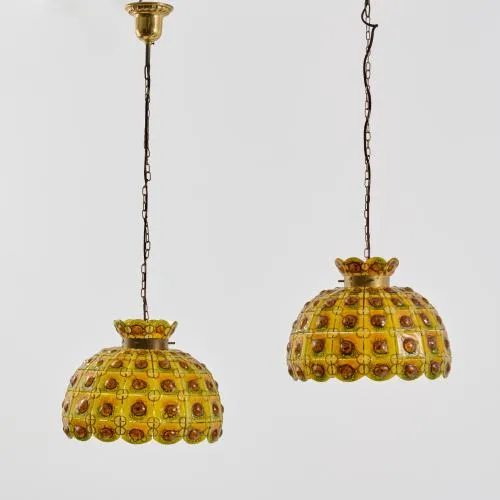 Felipe Delfinger Feders – Two ceiling lights, 1960s/70s (design)