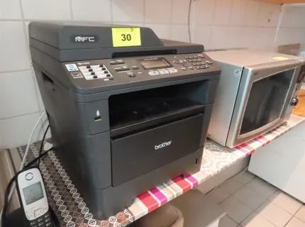 1 multifunction printer, brand Brother, type MFC-8510DN