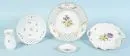 Pièces en porcelaine, 5 pièces "Épées Meissen"