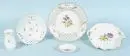 Pièces en porcelaine, 5 pièces "Épées Meissen"