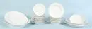 Pièces de service, 26 pièces "KPM, Berlin" – porcelaine, blanche, forme "Neuosier", 8 assiettes à soupe, 6 assiettes d'entrée, 4 assiettes à dessert et 4 plats (plus grand plat 49…