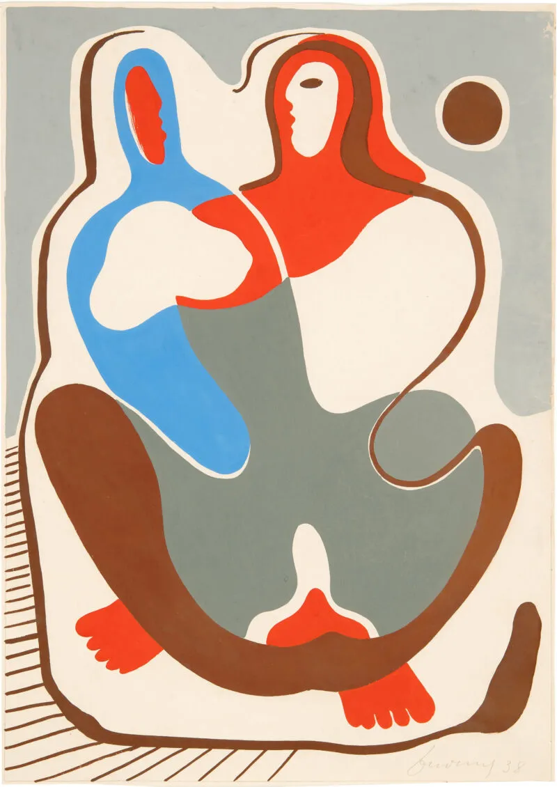 Davringhausen, Heinrich Maria – Interiér (Pár)