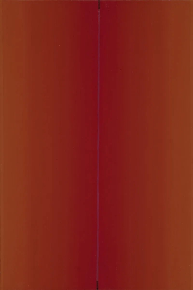 Geccelli, Johannes – Kleines Rahmenbild in Rot