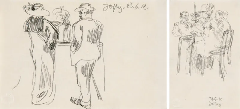 Grosz, George – Im Café Josty