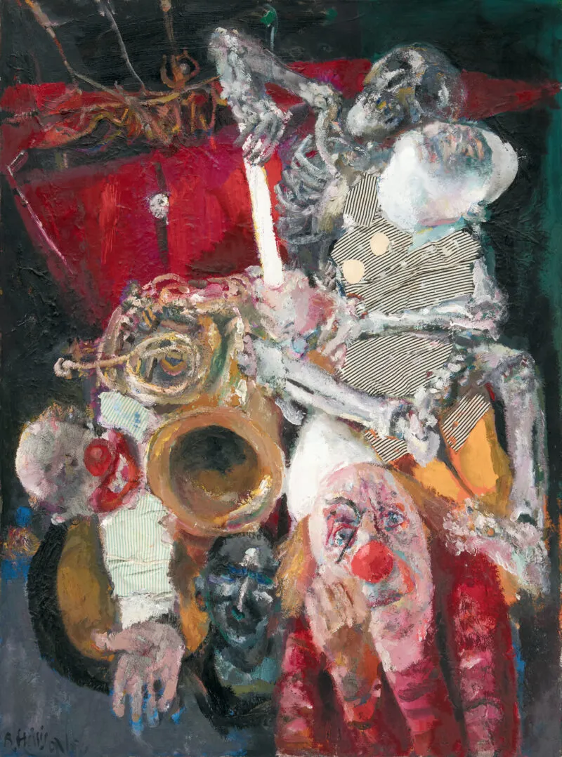 Heisig, Bernhard – Der Tod des Weißclowns