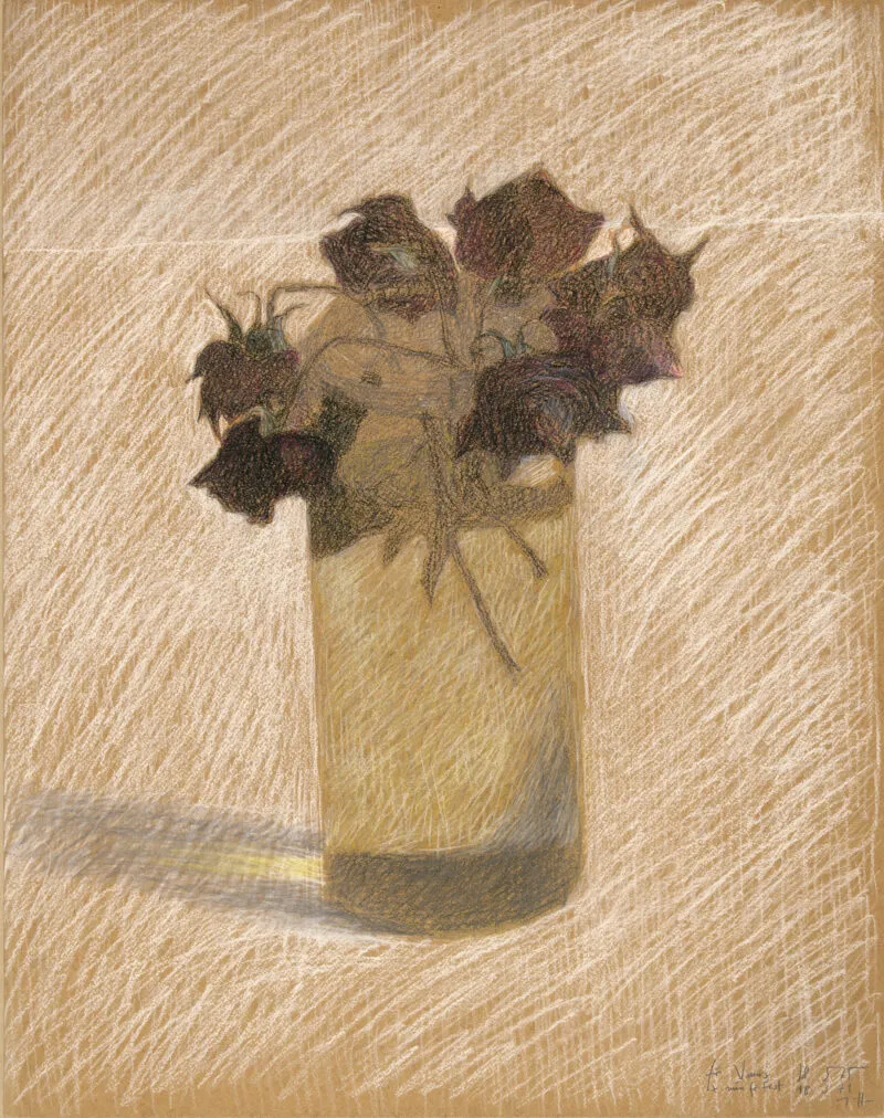 Janssen, Horst – Rosen im Glas
