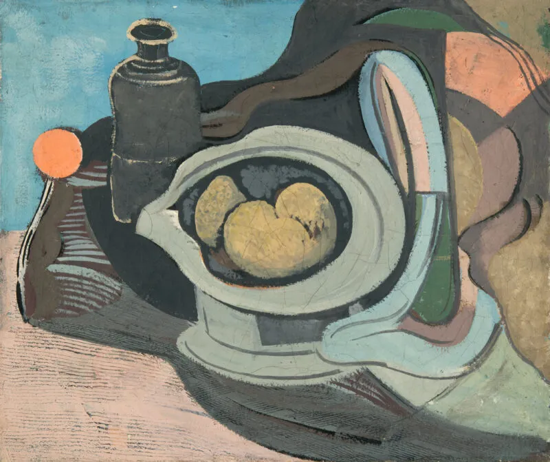 Klein, César – Stilleben mit schwarzer Flasche