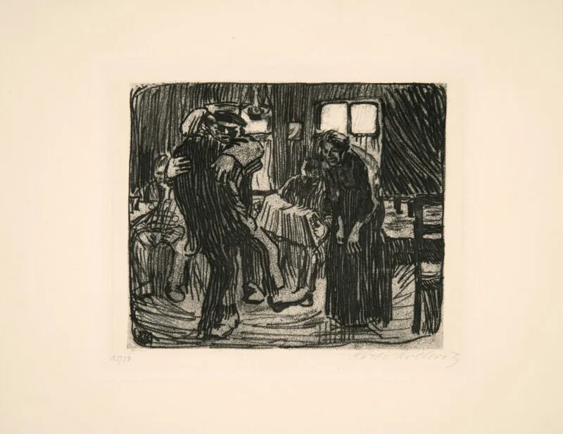 Kollwitz, Käthe – Hamburger Kneipe