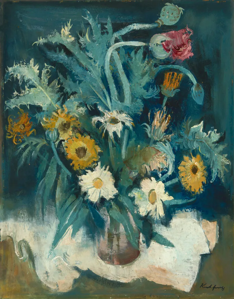 Kuhfuss, Paul – Strauß mit Mohnblumen