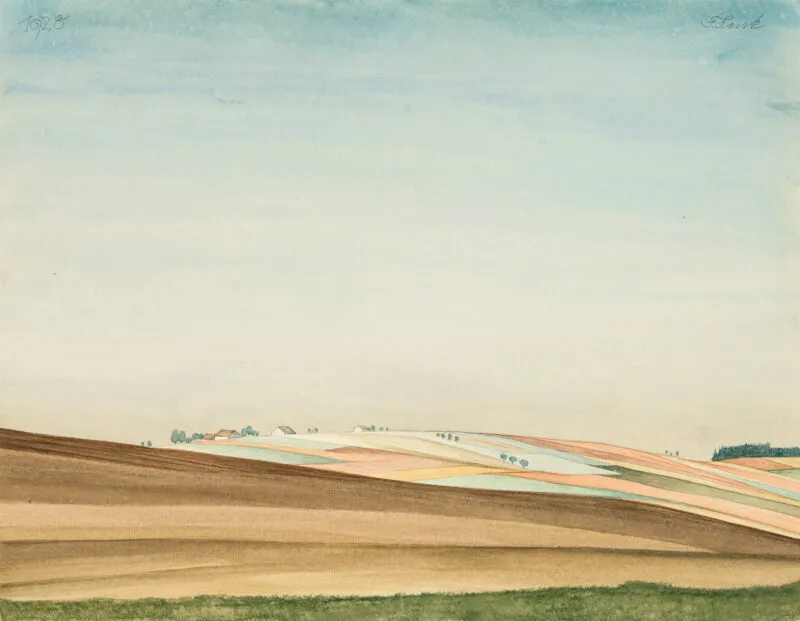 Lenk, Franz – Landschaft bei Dresden