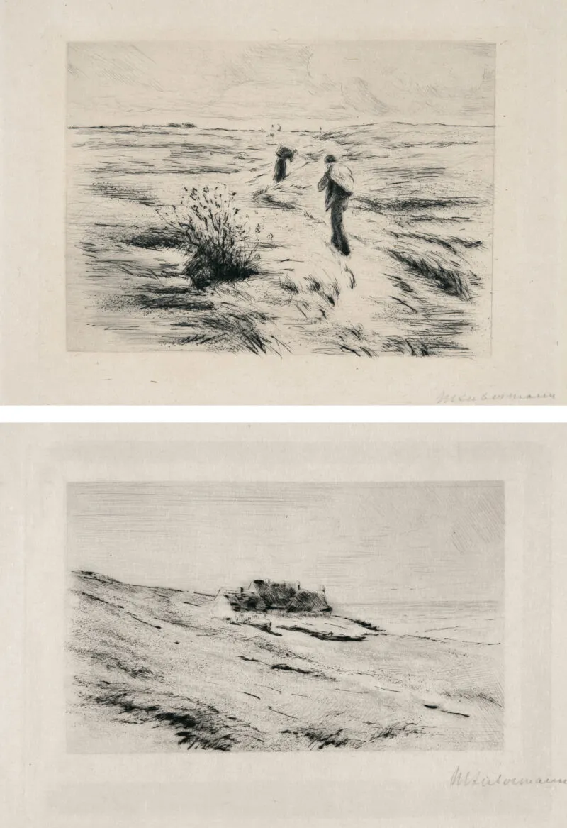 Liebermann, Max – In den Dünen - Strandhäuser