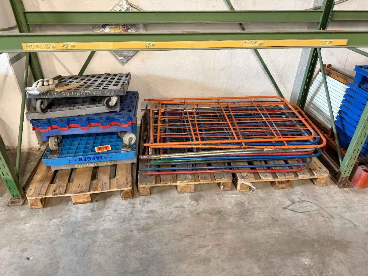 Partij gaas transportwagens