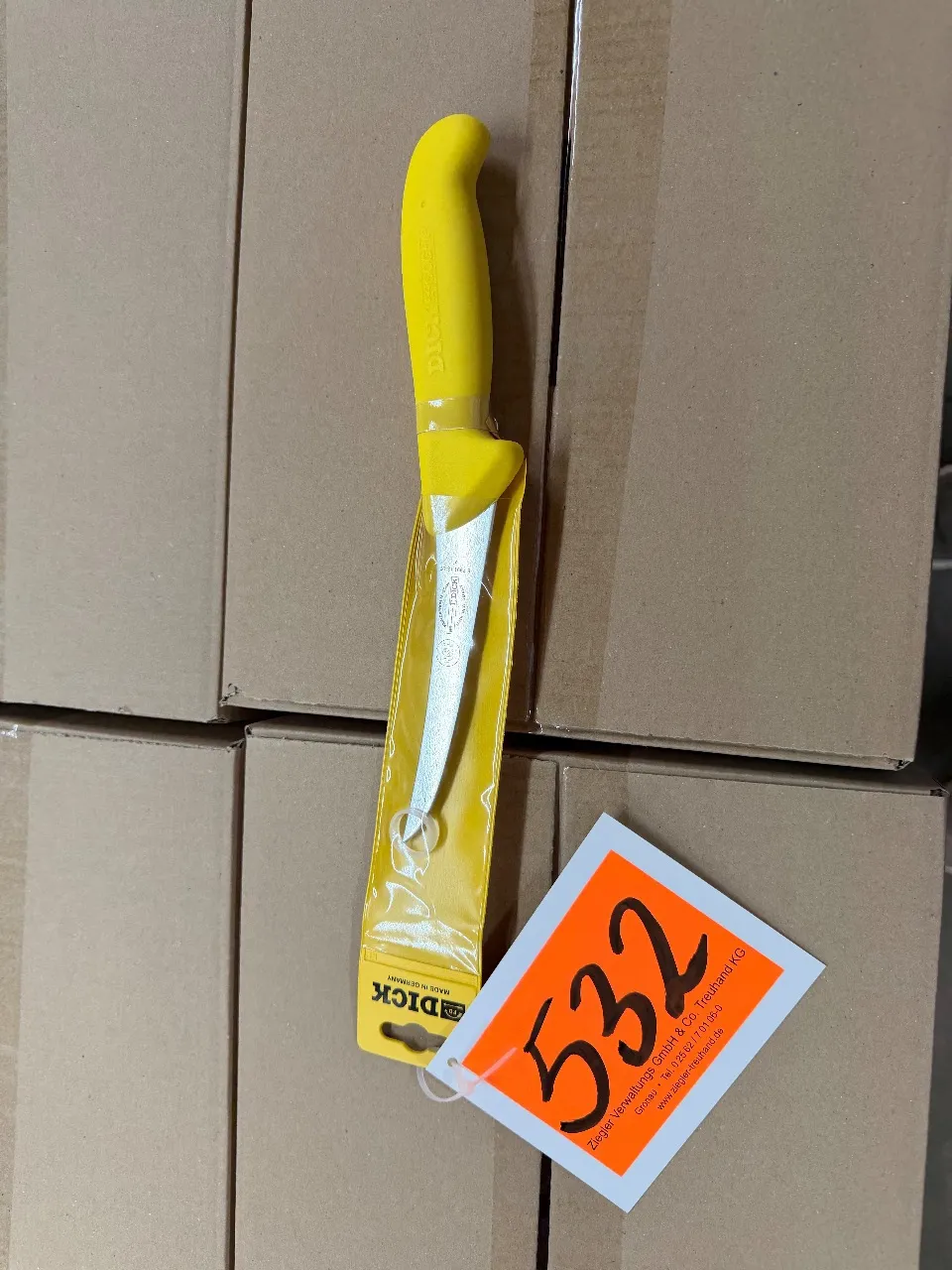 Partia noży do trybowania Dick ErgoGrip (7 sztuk)