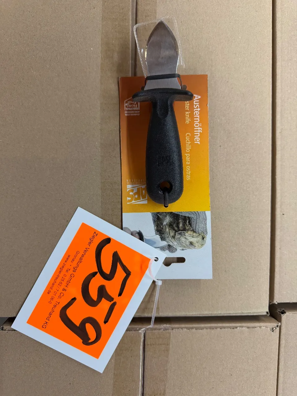 Partij APS oesteropeners (2 stuks)