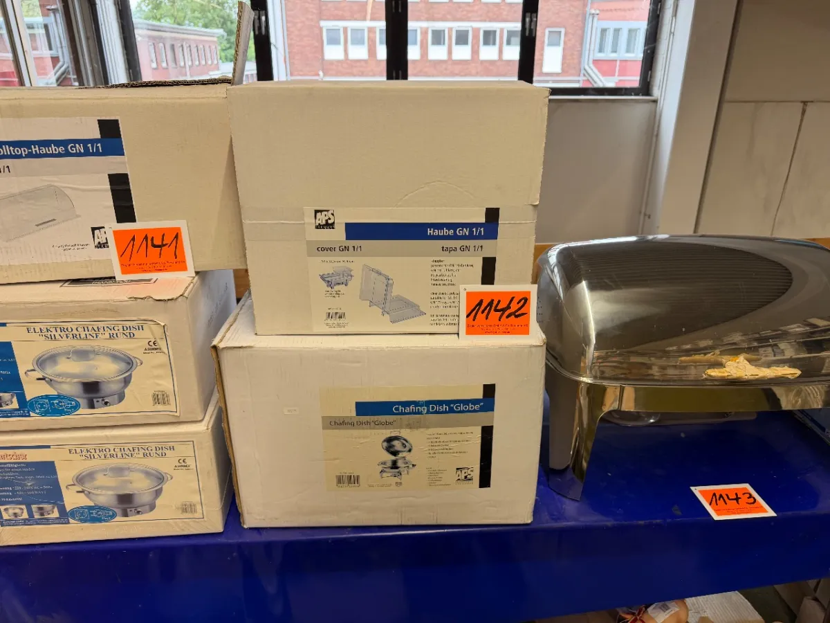 Capot rolltop GN 1/1 + (1 chafing dish - Globe, GN 1/2)