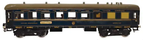 MÄRKLIN – Voie 0, voiture-restaurant internationale à 4 essieux
