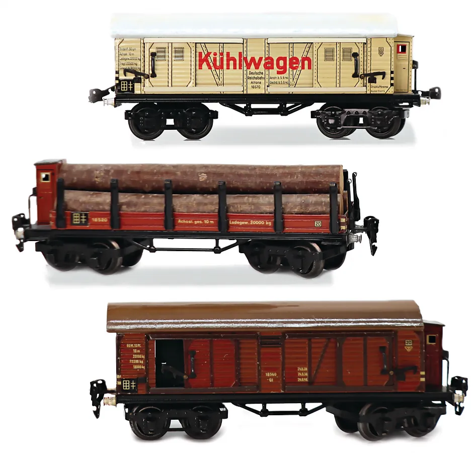 MÄRKLIN – Spoor 0, 4-assige goederenwagens: koelwagen 1857
