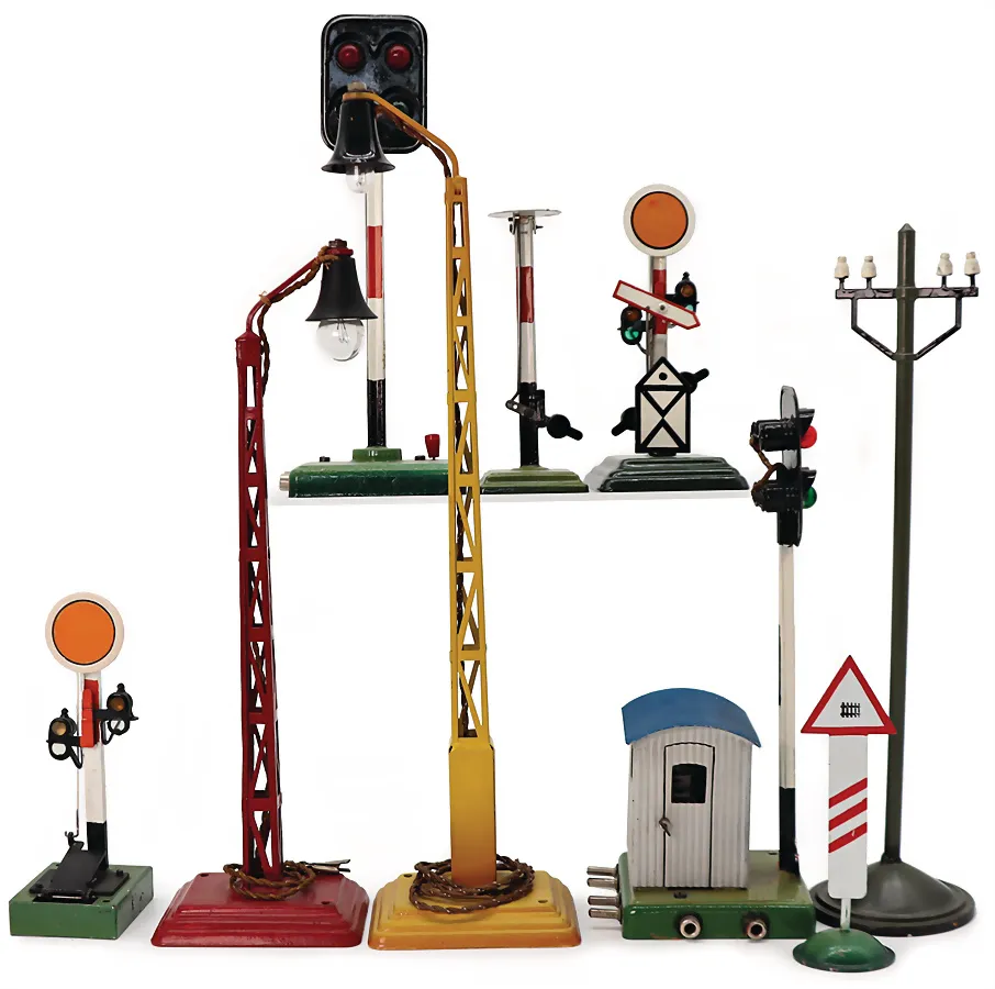 MÄRKLIN – Spur 0, Lichtsignal mit Bahnwärterhäuschen 13962