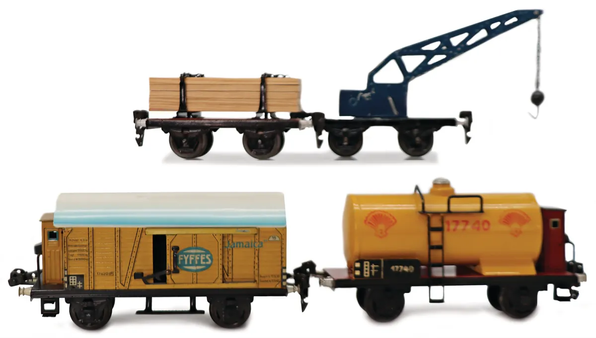 MÄRKLIN – Voie 0, 4 pièces wagons de marchandises