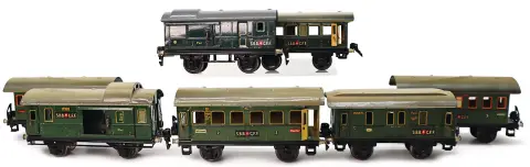MÄRKLIN – Écartement 0, voitures voyageurs SBB à 2 essieux