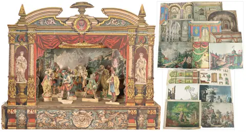 SCHOLZ – Grand proscenium de théâtre en papier