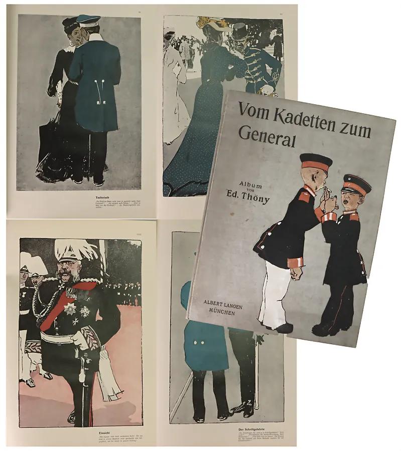 Livre d'images, « Vom Kadetten zum General »