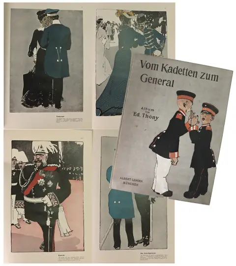 Livre d'images, « Vom Kadetten zum General »