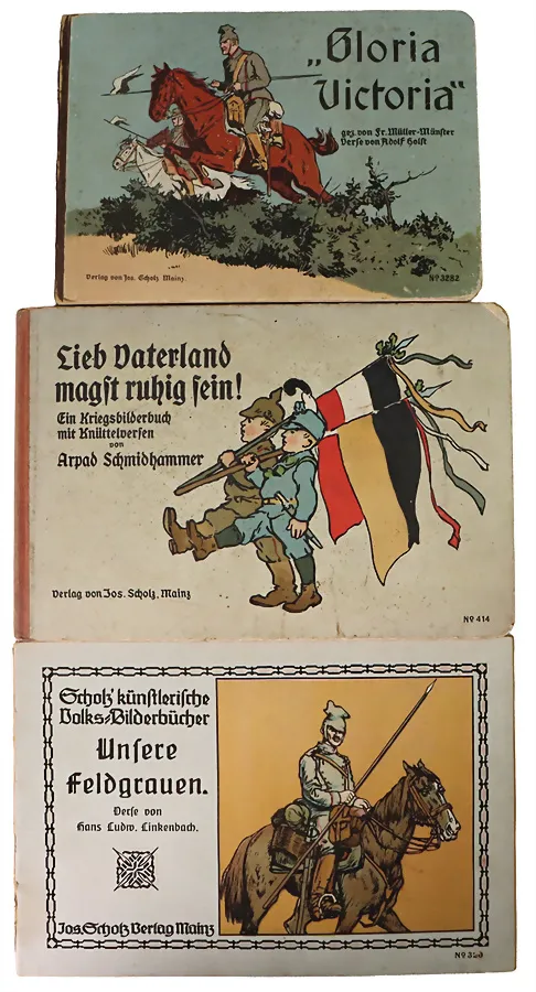 3 pièces, livres illustrés