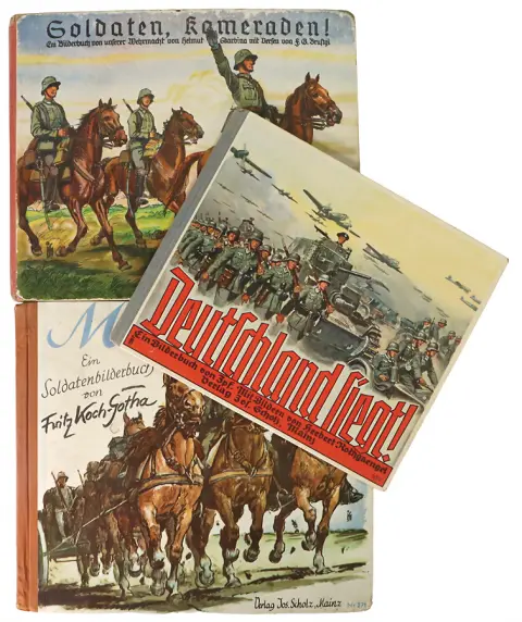 3 pièces, livres illustrés