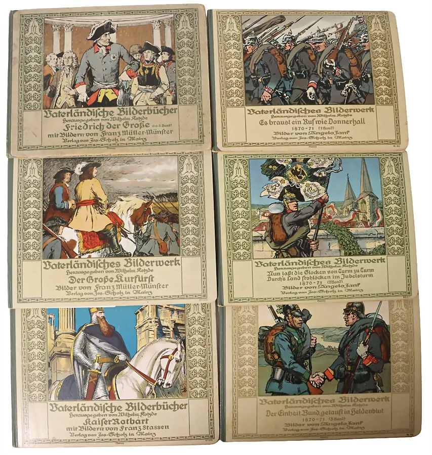 6 livres d'images patriotiques