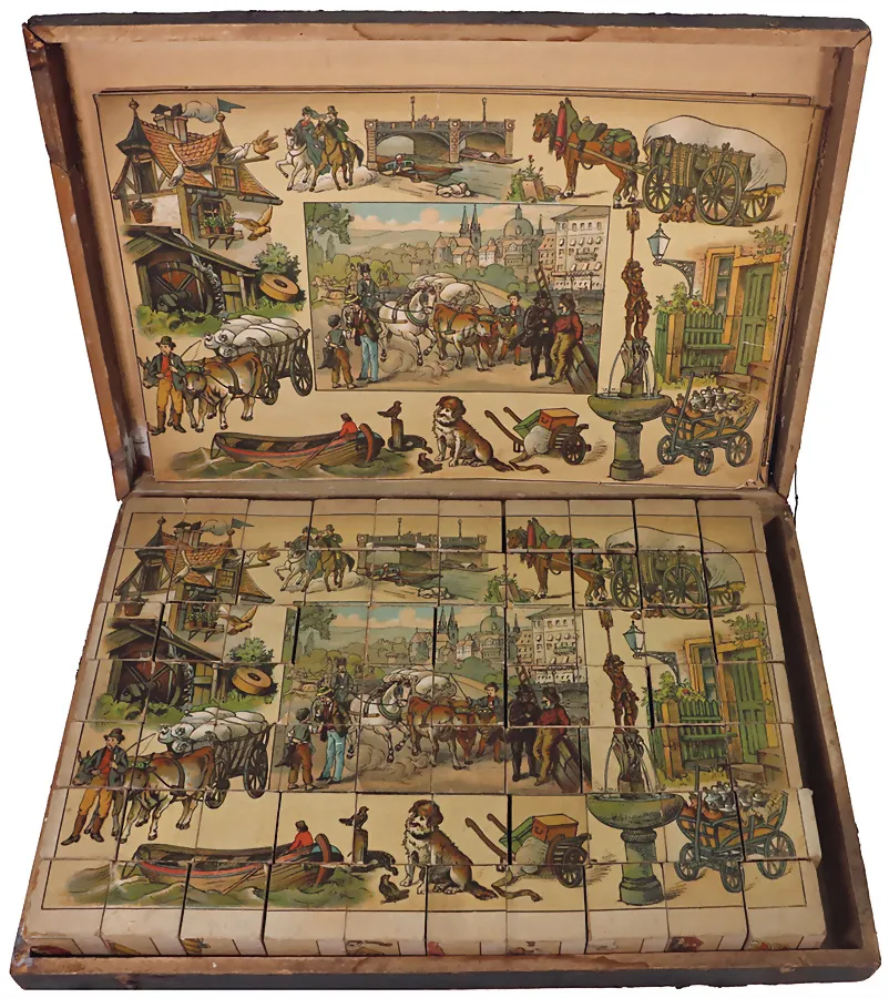 Grand puzzle de 70 pièces en bois