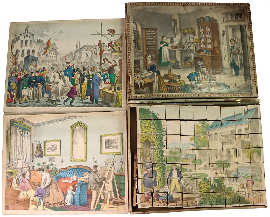 Scholz, « Grand jeu de cubes »