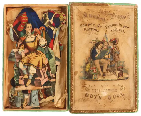 Poupée à habiller, Biedermeier
