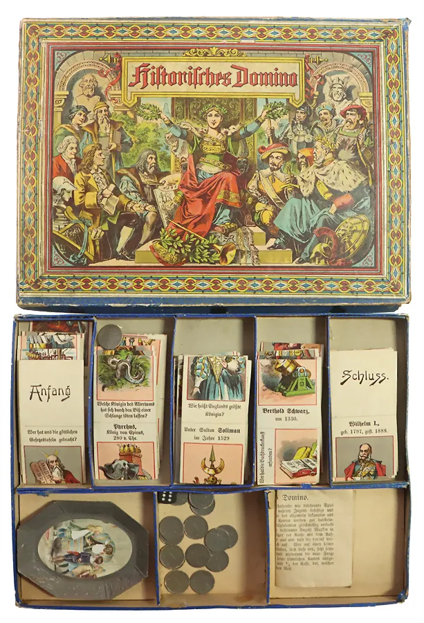 Jeu, « Historisches Domino »