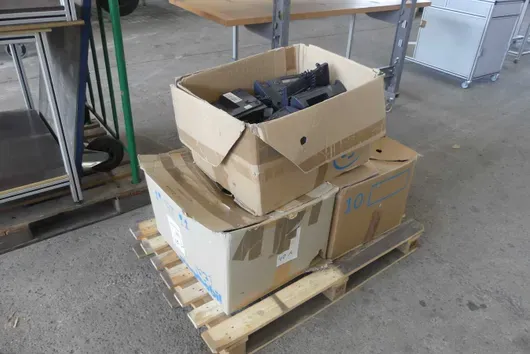 Partij telefoons, met pallet