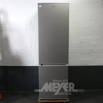 Fridge-freezer combination, grey