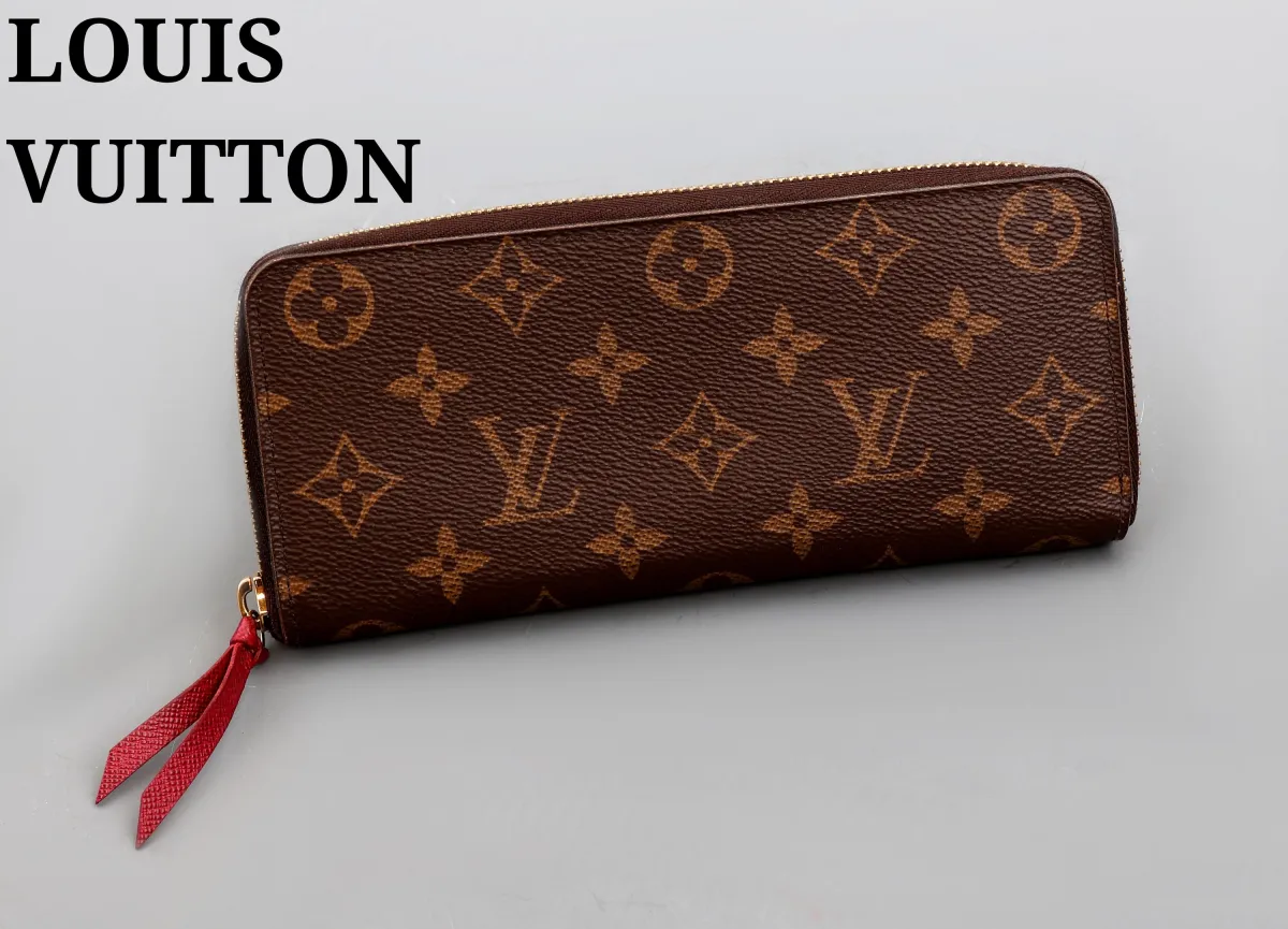Portfel LOUIS VUITTON, "Portefeuille Zippy", płótno Monogram, wnętrze fuksja